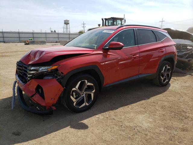 5NMJCCAEXNH018049 - 2022 HYUNDAI TUCSON SEL RED photo 1