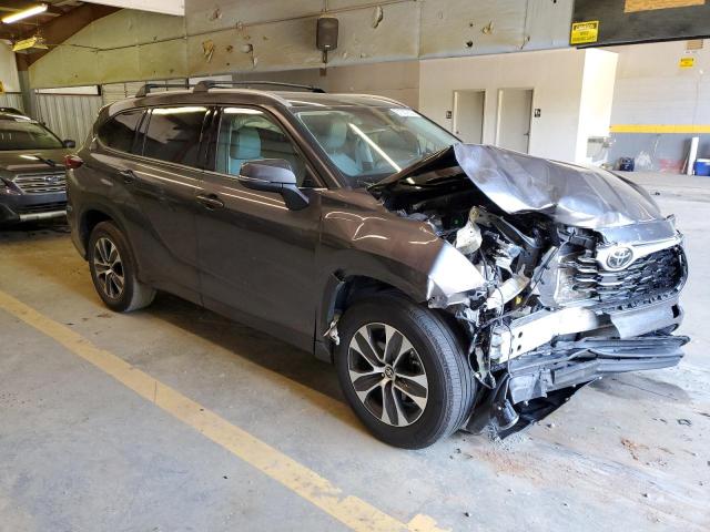 5TDGZRAH4MS534635 - 2021 TOYOTA HIGHLANDER XLE 石墨色 照片 4