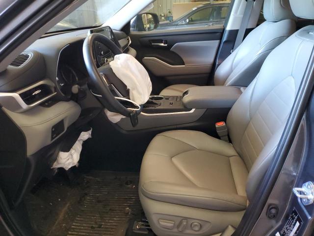5TDGZRAH4MS534635 - 2021 TOYOTA HIGHLANDER XLE 石墨色 照片 7