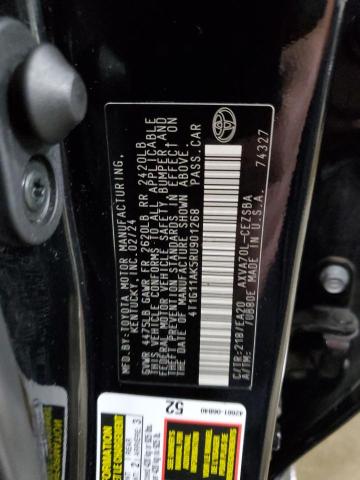 4T1G11AK5RU901268 - 2024 TOYOTA CAMRY SE NIGHT SHADE BLACK photo 13