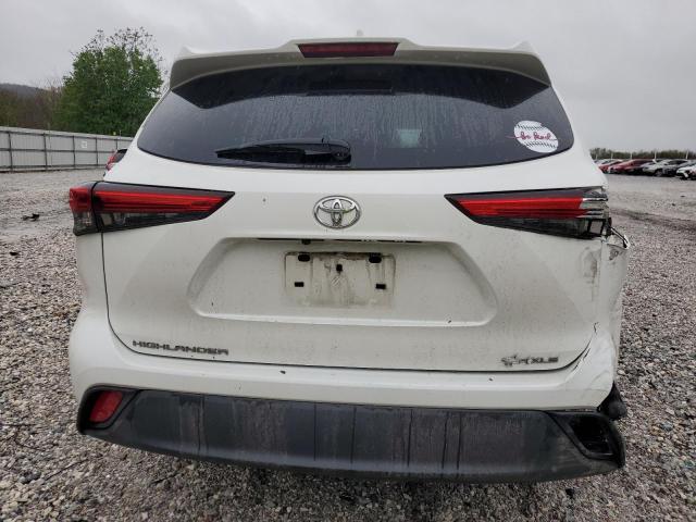 5TDGZRAH7MS044125 - 2021 TOYOTA HIGHLANDER XLE WHITE photo 6