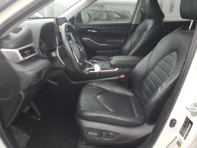5TDGZRAH7MS044125 - 2021 TOYOTA HIGHLANDER XLE WHITE photo 7