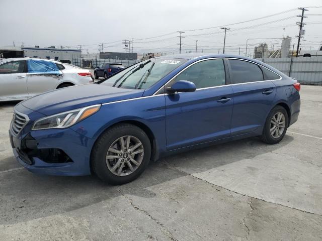 5NPE24AF1FH171846 - 2015 HYUNDAI SONATA SE BLUE photo 1