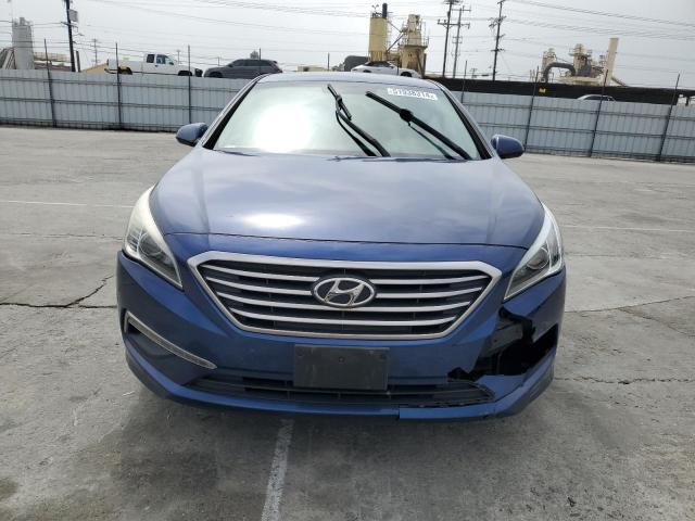 5NPE24AF1FH171846 - 2015 HYUNDAI SONATA SE BLUE photo 5