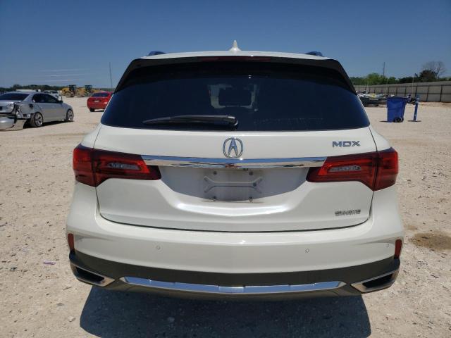 5FRYD4H96HB003384 - 2017 ACURA MDX ADVANCE WHITE photo 6