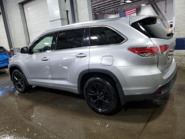 5TDJKRFH6FS103929 - 2015 TOYOTA HIGHLANDER XLE 银色 照片 2