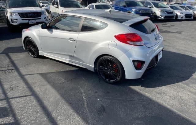 KMHTC6AE8GU290018 - 2016 HYUNDAI VELOSTER TURBO SILVER photo 3