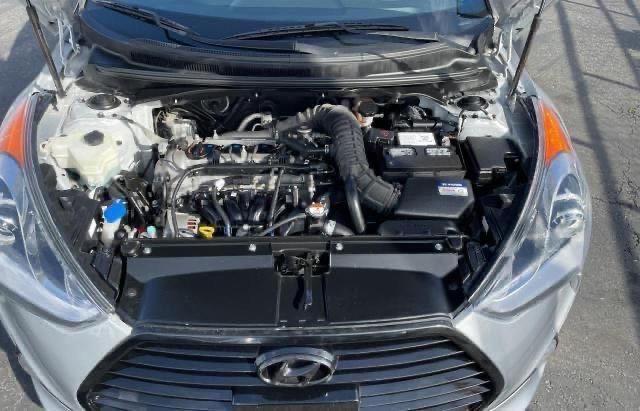 KMHTC6AE8GU290018 - 2016 HYUNDAI VELOSTER TURBO SILVER photo 7