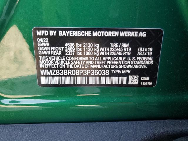 WMZ83BR08P3P36038 - 2023 MINI COOPER S COUNTRYMAN ALL4 GREEN photo 12