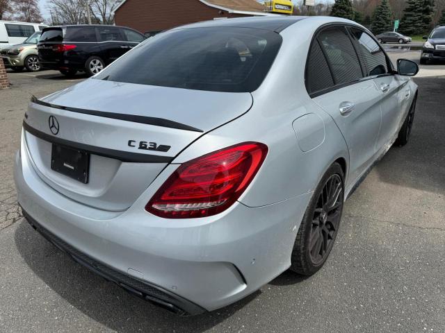 55SWF8HBXJU266351 - 2018 MERCEDES-BENZ C 63 AMG-S SILVER photo 3