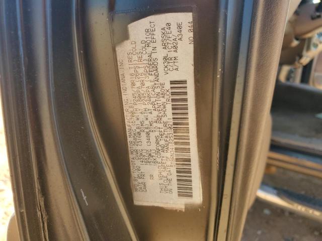 5TBRN34182S310211 - 2002 TOYOTA TUNDRA ACCESS CAB SR5 BLACK photo 12