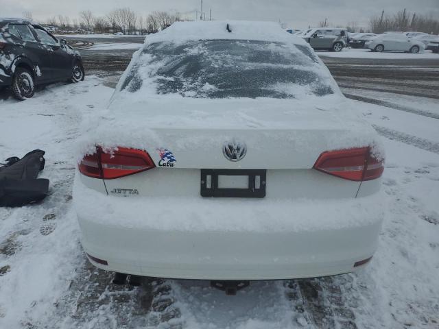 3VW1K7AJ7FM338688 - 2015 VOLKSWAGEN JETTA BASE WHITE photo 6