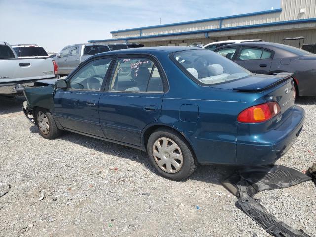 1NXBR12E22Z590299 - 2002 TOYOTA COROLLA CE BLUE photo 2