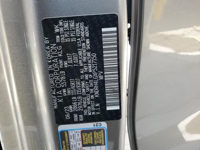 KNDRH4LGXP5217150 - 2023 KIA SORENTO EX فضي صورة 13