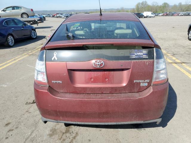 JTDKB20U353099601 - 2005 TOYOTA PRIUS MAROON photo 6