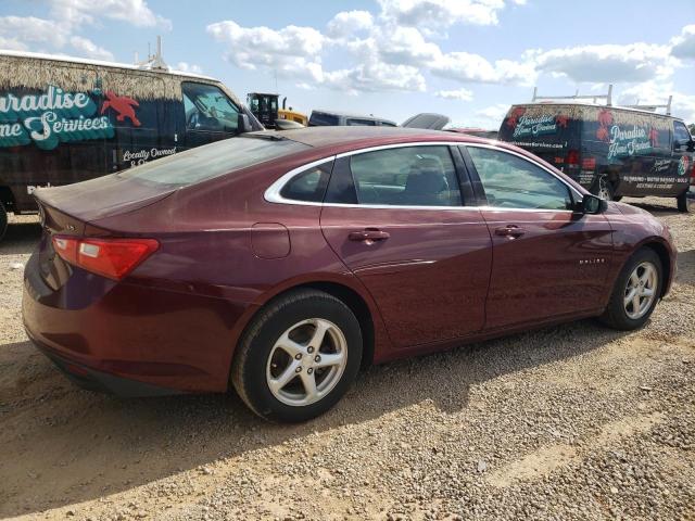 1G1ZB5ST9GF280460 - 2016 CHEVROLET MALIBU LS BURGUNDY photo 3