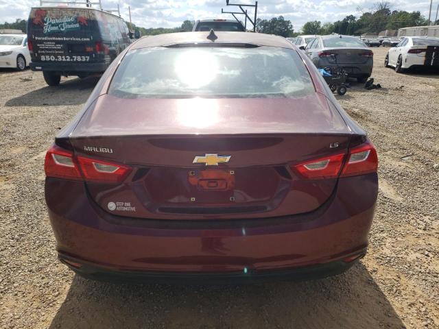 1G1ZB5ST9GF280460 - 2016 CHEVROLET MALIBU LS BURGUNDY photo 6