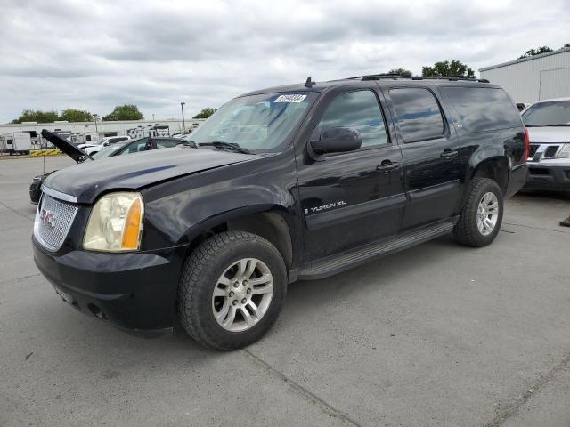 1GKFK16327R242147 - 2007 GMC YUKON XL K1500 BLACK photo 1