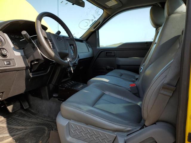 1FTMF1EM2DKF44088 - 2013 FORD F150 Gelb Foto 7