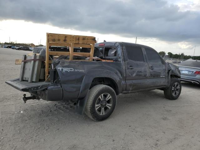 5TFJU4GN2FX073632 - 2015 TOYOTA TACOMA DOUBLE CAB PRERUNNER GRAY photo 3