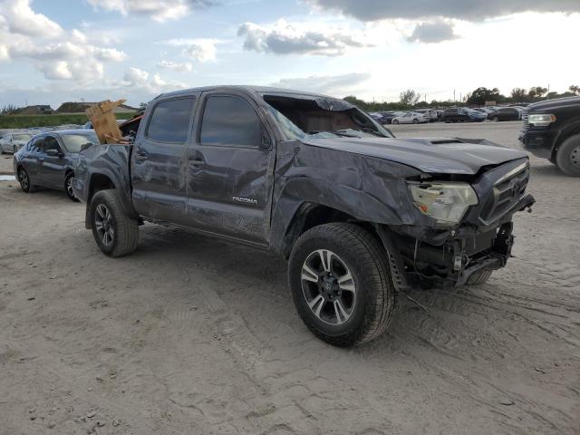 5TFJU4GN2FX073632 - 2015 TOYOTA TACOMA DOUBLE CAB PRERUNNER GRAY photo 4