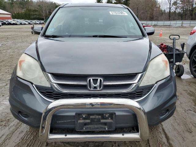 5J6RE4H79BL121252 - 2011 HONDA CR-V EXL GRAY photo 5