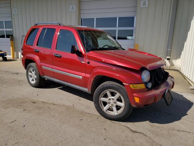 1J4GL58K57W642045 - 2007 JEEP LIBERTY LIMITED BURGUNDY photo 4