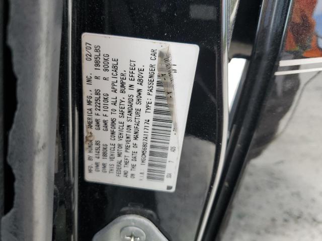 1HGCM56807A117174 - 2007 HONDA ACCORD EX BLACK photo 13