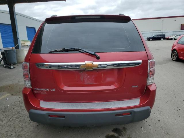 2CNDL23F666158181 - 2006 CHEVROLET EQUINOX LS BURGUNDY photo 6