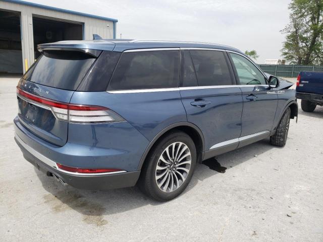 5LM5J7XCXLGL21852 - 2020 LINCOLN AVIATOR RESERVE BLUE photo 3