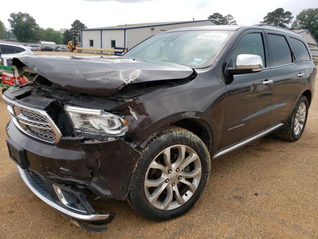 1C4SDHET9HC722981 - 2017 DODGE DURANGO CITADEL BROWN photo 1