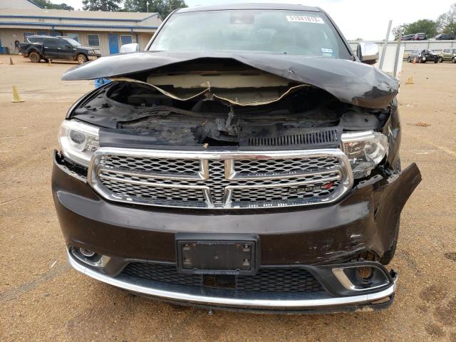 1C4SDHET9HC722981 - 2017 DODGE DURANGO CITADEL BROWN photo 5