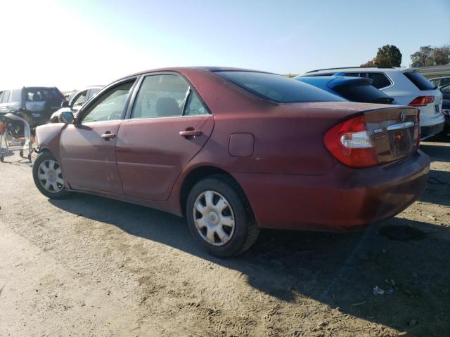 4T1BE32K03U249756 - 2003 TOYOTA CAMRY LE RED photo 2