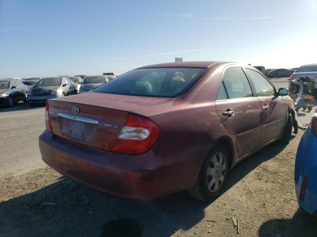 4T1BE32K03U249756 - 2003 TOYOTA CAMRY LE RED photo 3