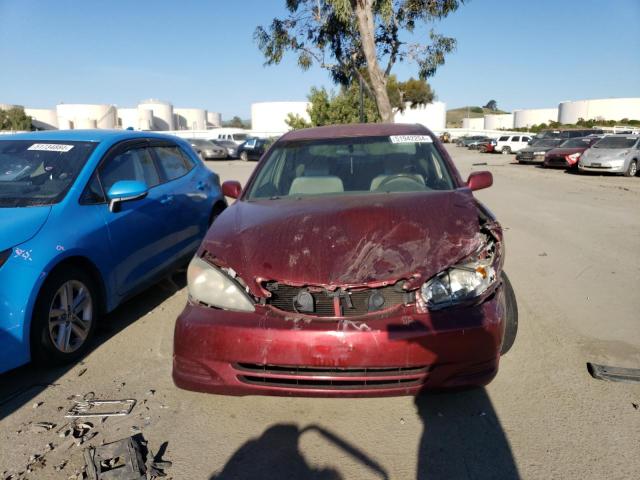 4T1BE32K03U249756 - 2003 TOYOTA CAMRY LE RED photo 5