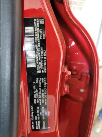 ZFBCFYDT3GP386786 - 2016 FIAT 500X LOUNGE RED photo 14
