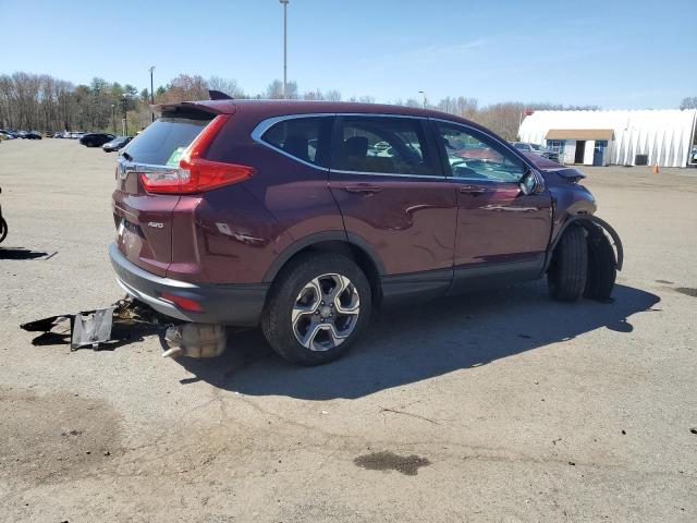 7FARW2H58JE078308 - 2018 HONDA CR-V EX BURGUNDY photo 3