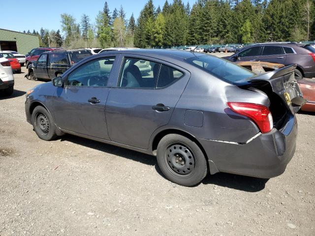 3N1CN7APXGL865769 - 2016 NISSAN VERSA S GRAY photo 2