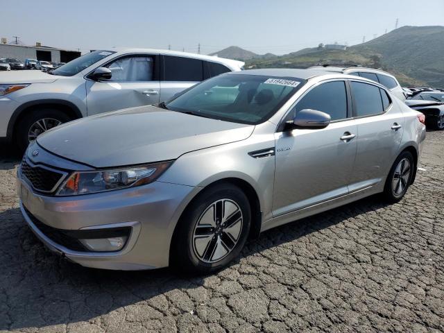 KNAGM4AD5D5042844 - 2013 KIA OPTIMA HYBRID SILVER photo 1