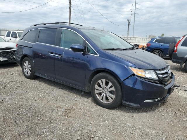 5FNRL5H60EB027180 - 2014 HONDA ODYSSEY EXL BLUE photo 4