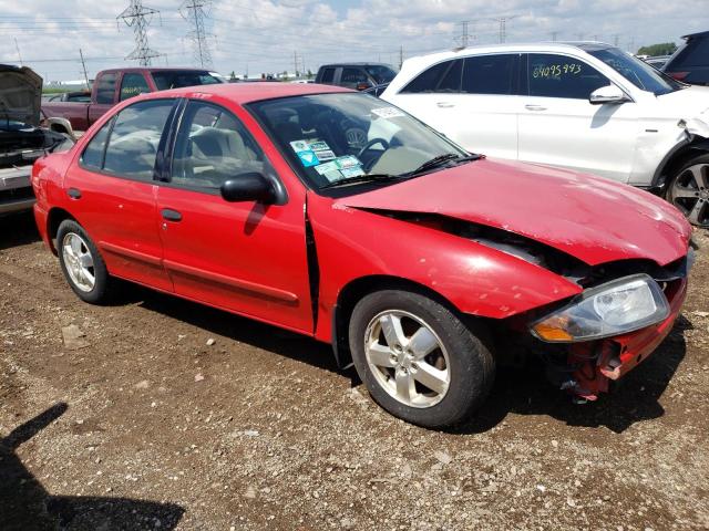 1G1JF52F047277402 - 2004 CHEVROLET CAVALIER LS RED photo 4