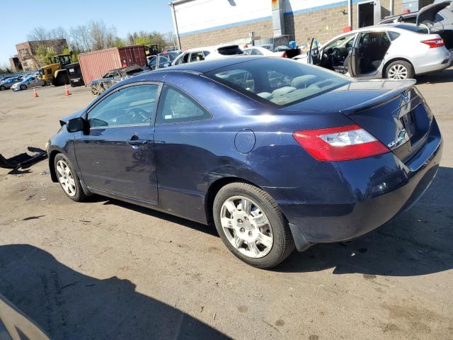 2HGFG12668H554777 - 2008 HONDA CIVIC LX BLUE photo 2