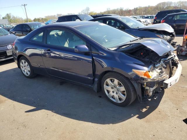 2HGFG12668H554777 - 2008 HONDA CIVIC LX BLUE photo 4