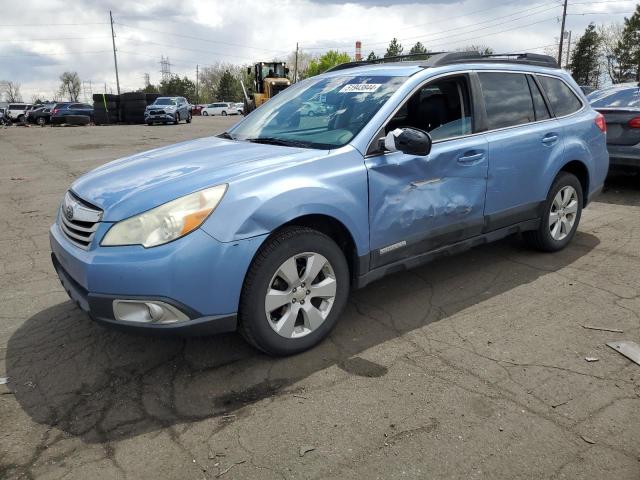 4S4BRCGC4A3344040 - 2010 SUBARU OUTBACK 2.5I PREMIUM BLUE photo 1