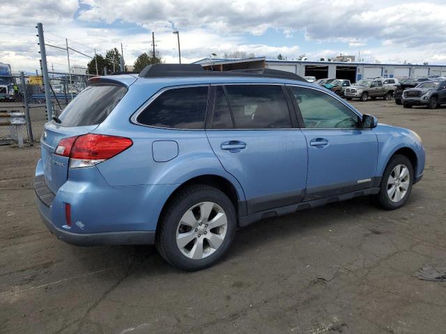 4S4BRCGC4A3344040 - 2010 SUBARU OUTBACK 2.5I PREMIUM BLUE photo 3