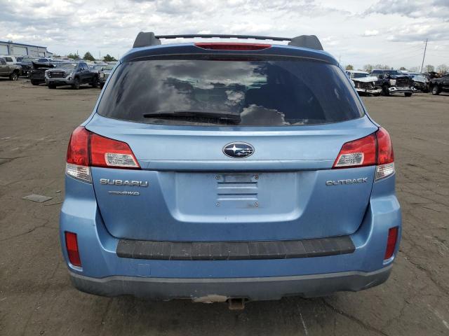 4S4BRCGC4A3344040 - 2010 SUBARU OUTBACK 2.5I PREMIUM BLUE photo 6