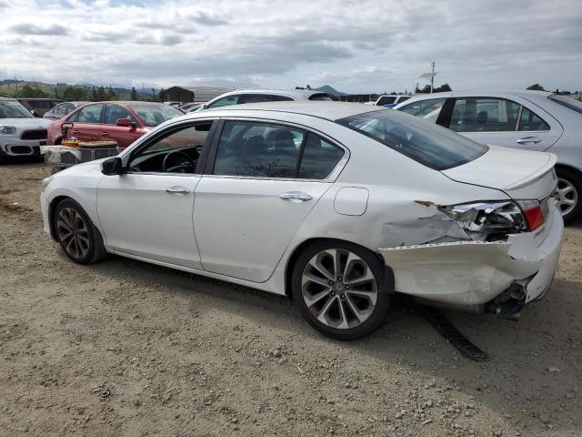 1HGCR2F51EA239870 - 2014 HONDA ACCORD SPORT WHITE photo 2