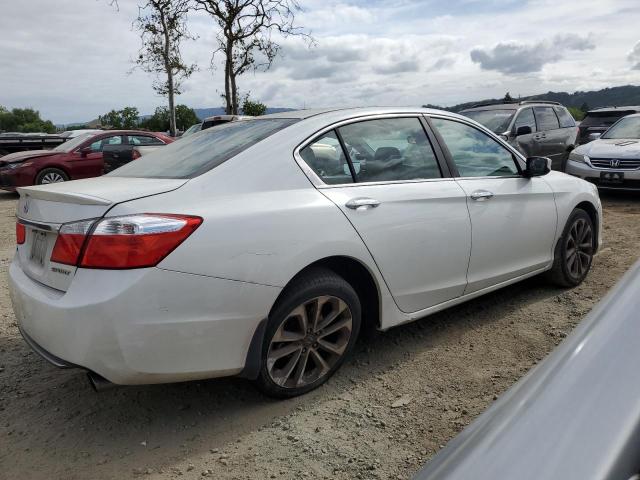 1HGCR2F51EA239870 - 2014 HONDA ACCORD SPORT WHITE photo 3