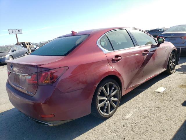 JTHBE1BL9D5000254 - 2013 LEXUS GS 350 RED photo 3