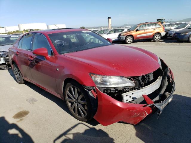 JTHBE1BL9D5000254 - 2013 LEXUS GS 350 RED photo 4